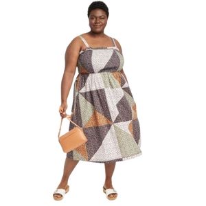 Universal Thread Womens Plus Size Smocked Tank Dress